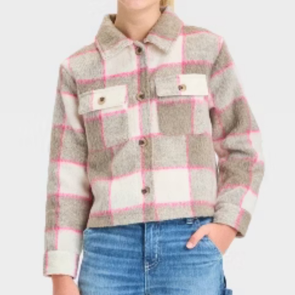 Cat & Jack | size kids 4/5 | plaid jacket